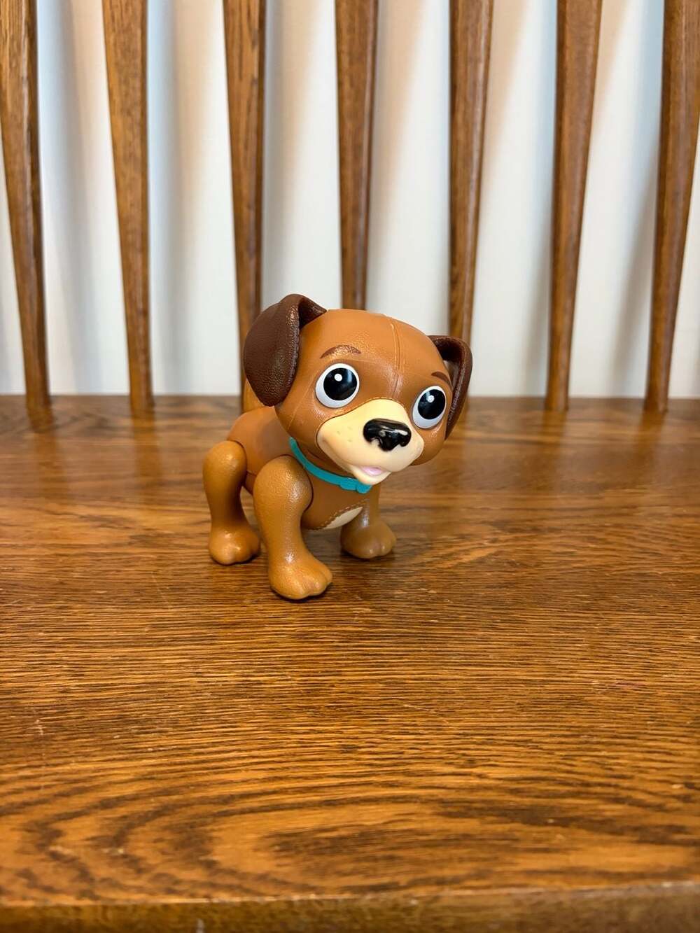 Just Play Puppy Dog Figure Brown With Blue Collar